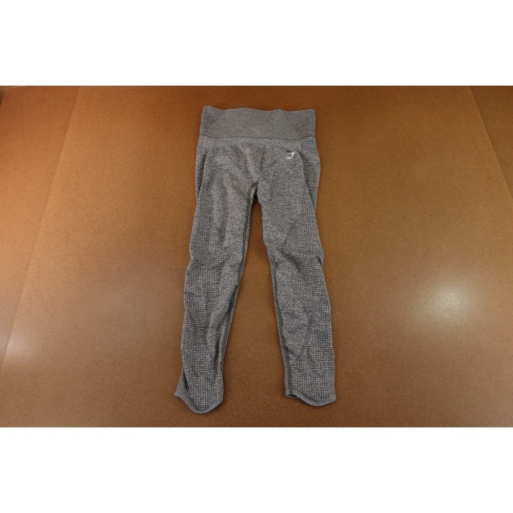 Gymshark Womens Size Medium Gray Heather High Rise Vital Seamless Capri Leggings